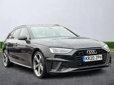 Used Audi A4 Black Edition 163 HP (119 kW) 2020 Black Estate