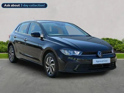 Begagnad VW Polo Life 95 HK (69 kW) 2023 Svart Halvkombi