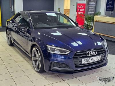 Used Audi A5 Black Edition 190 HP (139 kW) 2019 Blue Coupe