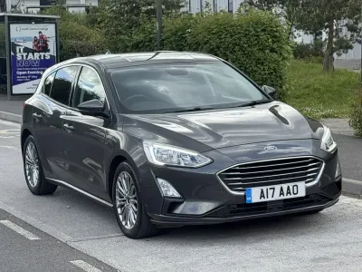 Begagnad Ford Focus Titanium X 150 HK (110 kW) 2018 Grå Halvkombi