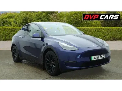 Usado Tesla Model Y Long Range AWD 378 kW (514 HP) 2022 Azul SUV