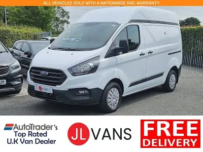 Used Ford Transit Custom 105 HP (77 kW) 2019 White Van