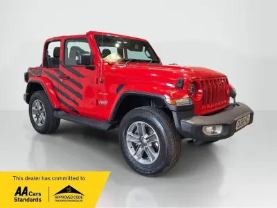 Begagnad Jeep Wrangler Sahara 272 HK (200 kW) 2020 Röd SUV