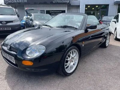 Used MG F 118 HP (86 kW) 1999 Black Cabriolet