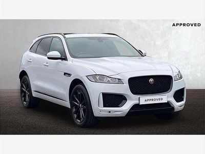 Begagnad Jaguar F-Pace Chequered Flag 180 HK (132 kW) 2020 Vit SUV