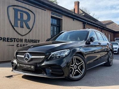 Begagnad Mercedes C220 AMG line 194 HK (142 kW) 2019 Svart Kombi