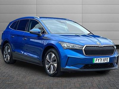 Used Skoda Enyaq iV ecoSuite 131 kW (179 HP) 2021 Race blue SUV