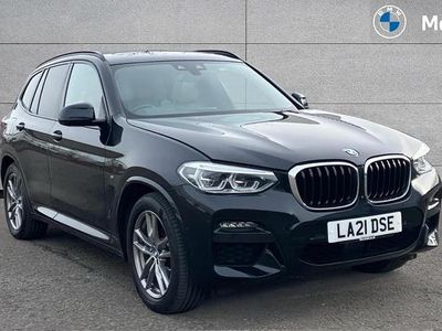 Used BMW X3 M Sport 190 HP (139 kW) 2021 Carbon black SUV