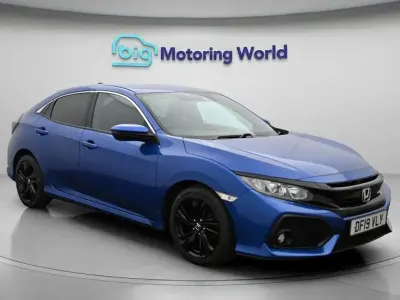 Used Honda Civic SR 126 HP (92 kW) 2019 Blue Hatchback