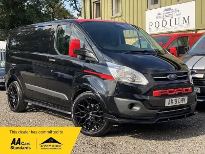 Used Ford Transit Custom Trend 170 HP (125 kW) 2018 Black Van