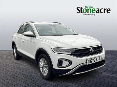 White Used 2022 VW T-Roc Life SUV | £17,306 (Fair price)