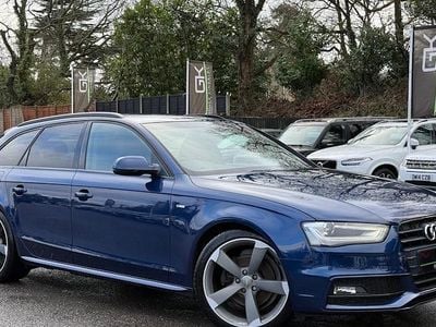 Used Audi A4 Black Edition 150 HP (110 kW) 2014 Blue Estate
