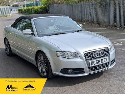 Used Audi A4 Cabriolet S-Line 2008 Silver Cabriolet