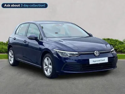 Used VW Golf VII S 150 HP (110 kW) 2021 Blue Hatchback