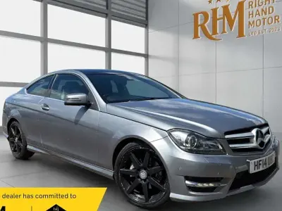 Used Mercedes C250 Sport Edition 204 HP (150 kW) 2014 Silver Coupe
