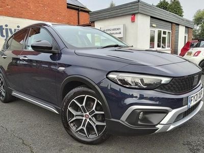 Blue Used 2021 Fiat Tipo Cross Hatchback | £9,490 (Fair price)