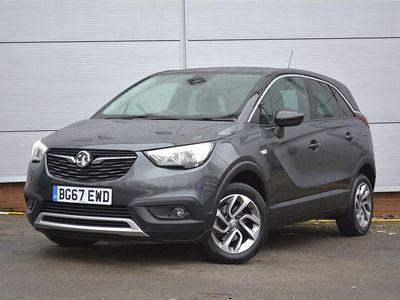 Used Vauxhall Crossland X S 110 HP (80 kW) 2017 Grey SUV