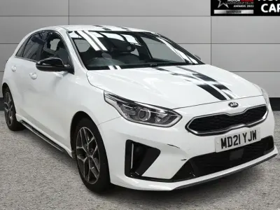 Used Kia Ceed GT-Line 2021 White Hatchback