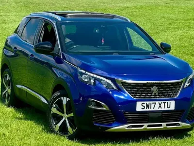 Used Peugeot 3008 GT-line 120 HP (88 kW) 2017 Blue SUV