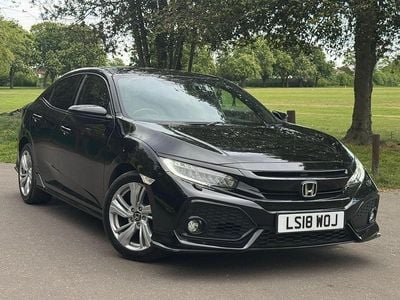 Begagnad Honda Civic Sport Plus 182 HK (133 kW) 2018 Svart Halvkombi