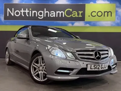 Begagnad Mercedes E220 2012 Silver Cab