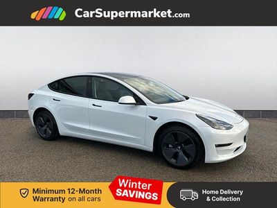 White Used 2021 Tesla Model 3 Long Range AWD Sedan | £21,076 (Fair price)