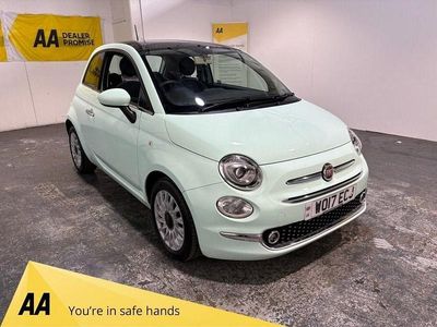 Used Fiat 500 Lounge 69 HP (50 kW) 2017 Green Hatchback