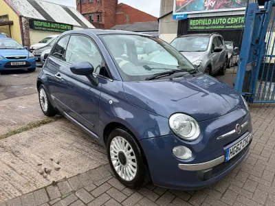 Used Fiat 500 Lounge 2012 Blue Hatchback