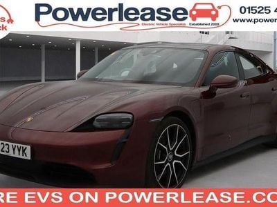 Red Used 2023 Porsche Taycan Performance Package Sedan | £46,944 (Super price)