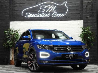 Blue Used 2018 VW T-Roc R-line SUV | £18,290 (Fair price)