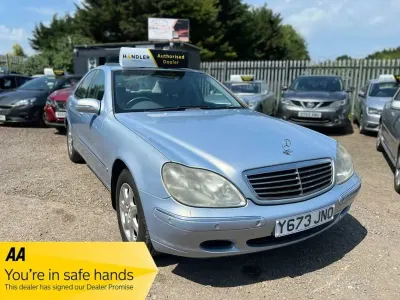 Used Mercedes S280 2001 Blue Sedan
