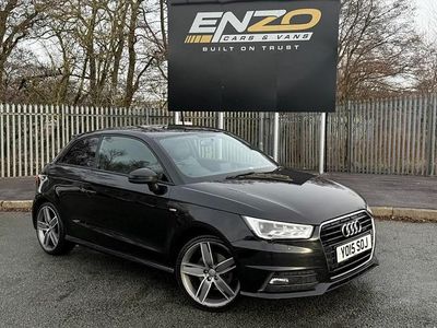Used Audi A1 S-Line 116 HP (85 kW) 2015 Black Hatchback