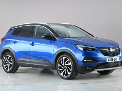 Used Vauxhall Grandland X Elite 2018 Blue SUV