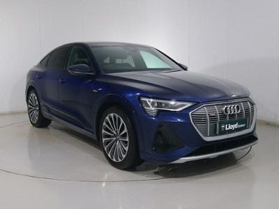 Used Audi e-tron S-Line 300 kW (408 HP) 2020 Blue SUV