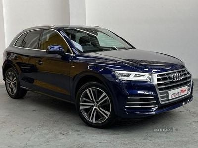 Used Audi Q5 S-Line 190 HP (139 kW) 2019 Blue SUV