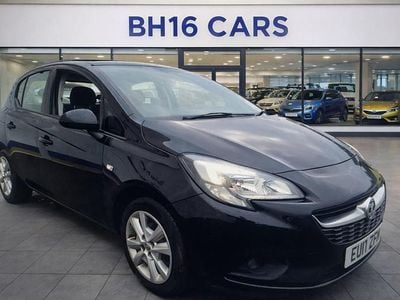 Used Vauxhall Corsa Design Edition 75 HP (55 kW) 2017 Black Hatchback