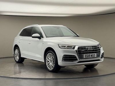 Glacier white metallic/glacier white metallic Used 2019 Audi Q5 S-Line SUV | £19,200 (Fair price)
