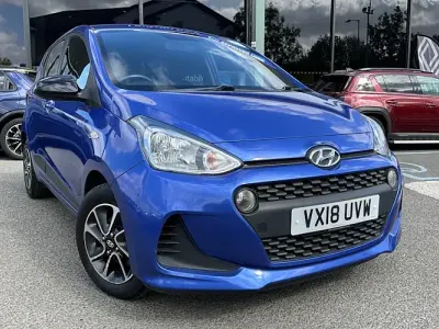 Used Hyundai i10 GO! 67 HP (49 kW) 2018 Blue Hatchback
