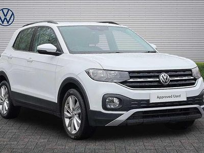 Used VW T-Cross SE 115 HP (84 kW) 2020 White SUV