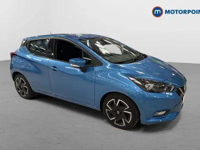 Used Nissan Micra Acenta 92 HP (67 kW) 2022 Blue Hatchback