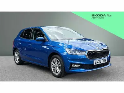 Used Skoda Fabia SE L 113 HP (83 kW) 2025 Blue Hatchback