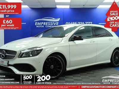 White Used 2017 Mercedes A180 Executive Hatchback | £11,999 (A bit pricey)