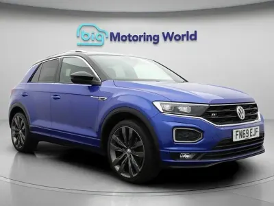 Used VW T-Roc R-line 190 HP (139 kW) 2019 Blue SUV