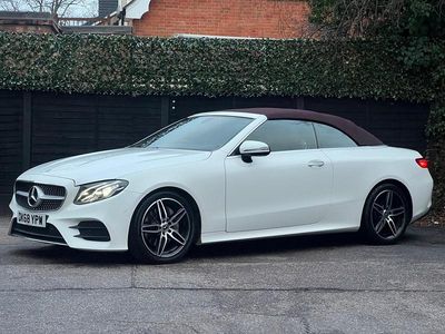 White Used 2018 Mercedes E220 AMG line Cabriolet | £18,948 (Fair price)