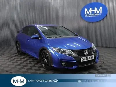 Used Honda Civic Sport 120 HP (88 kW) 2015 Blue Hatchback
