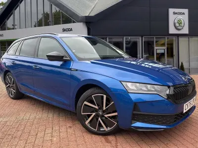 New Skoda Octavia SportLine 110 HP (80 kW) 2026 Race blue metallic Estate