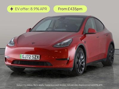 Red Used 2022 Tesla Model Y Performance SUV | £27,401 (Fair price)