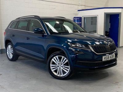 Used Skoda Kodiaq SE L 150 HP (110 kW) 2018 Blue SUV