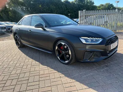 Used Audi A4 Black Edition 150 HP (110 kW) 2020 Black Sedan