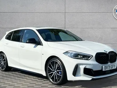 Used BMW M135 Shadowline 302 HP (222 kW) 2021 White Hatchback